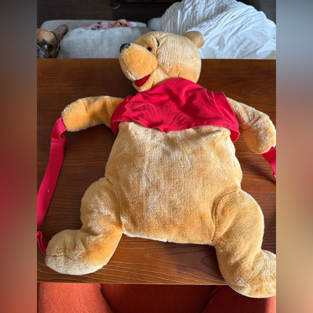 Vintage Disney Winnie the Pooh Plush Backpack
